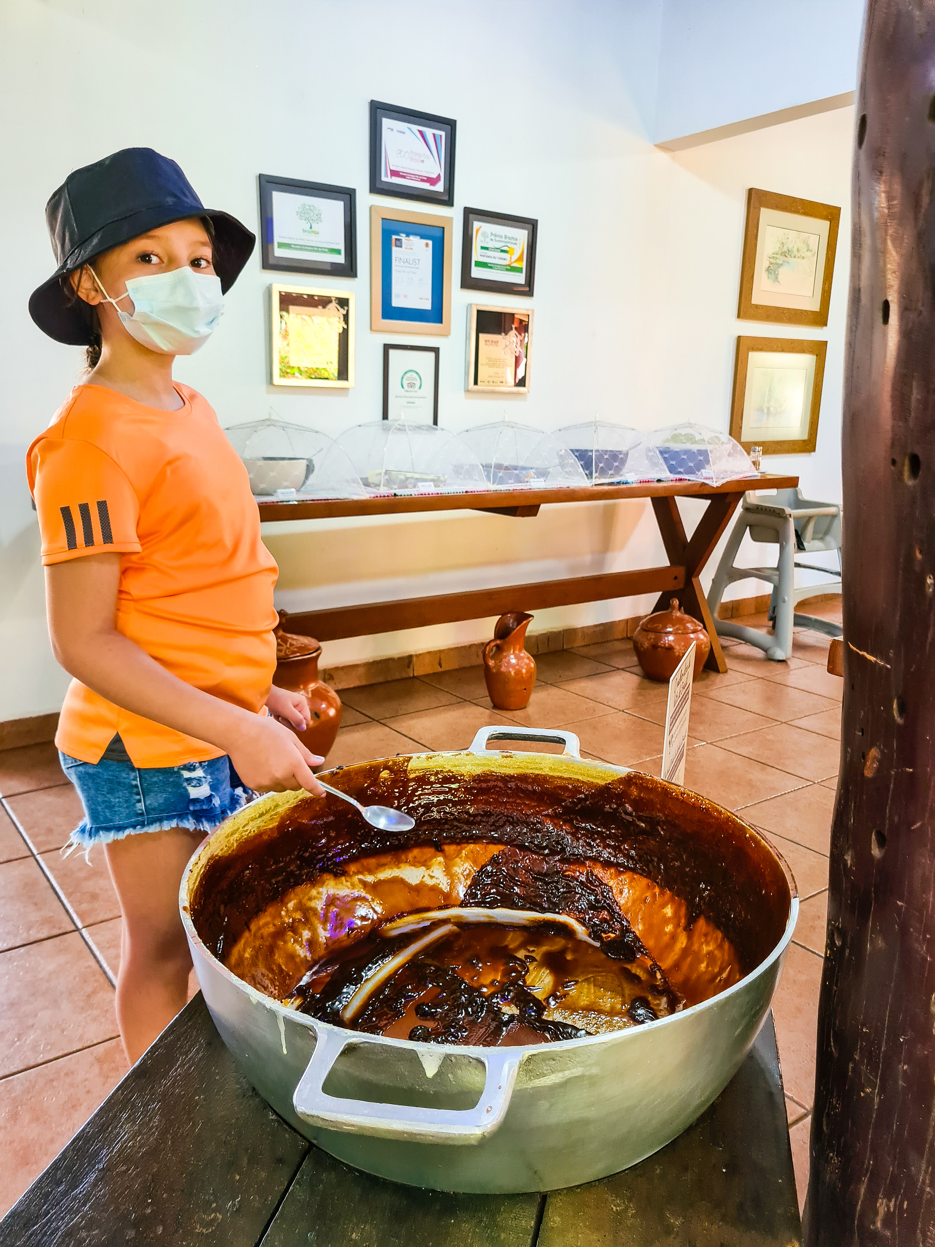 Tacho de doce de leite Recanto Ecológico Rio da Prata