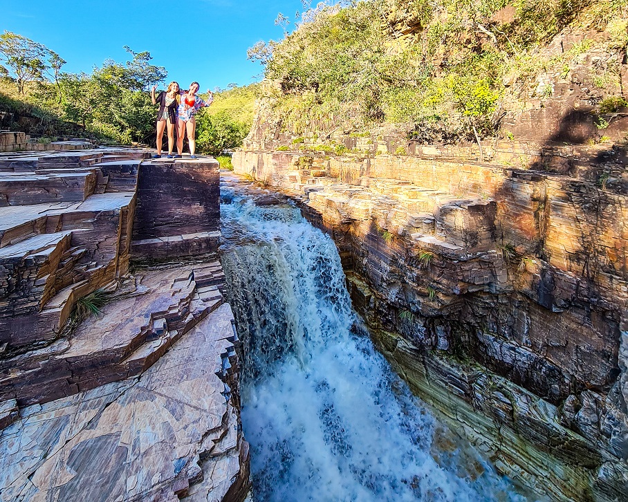 A cachoeira no Canela de Ema é definitivamente muito bonita