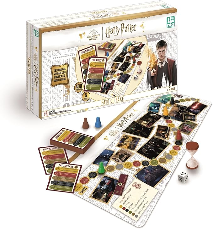 Jogo Fato ou Fake Harry Potter Nig Brinquedos