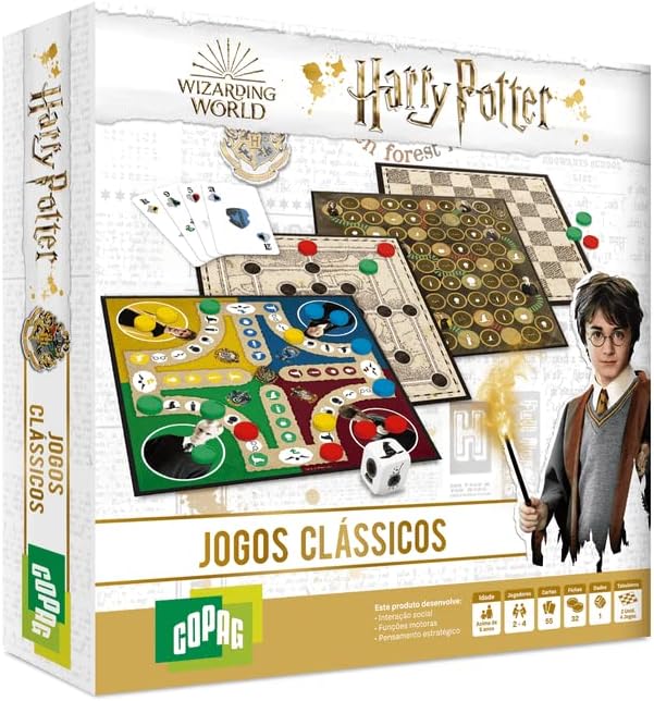 Jogo Harry Potter Jogos Clássicos Copag jogos de tabuleiro do Harry Potter