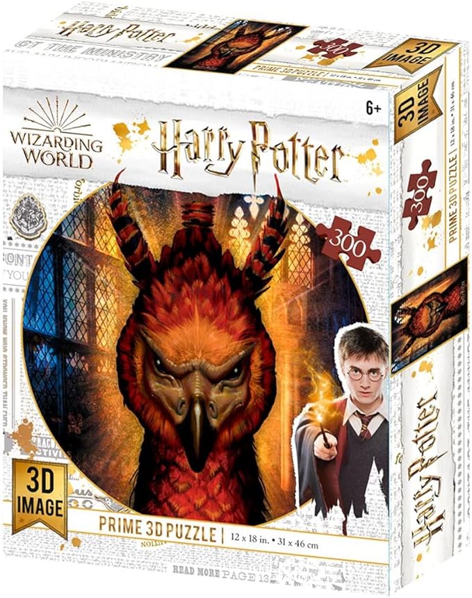 Quebra cabeça 3D Fawkes Harry Potter