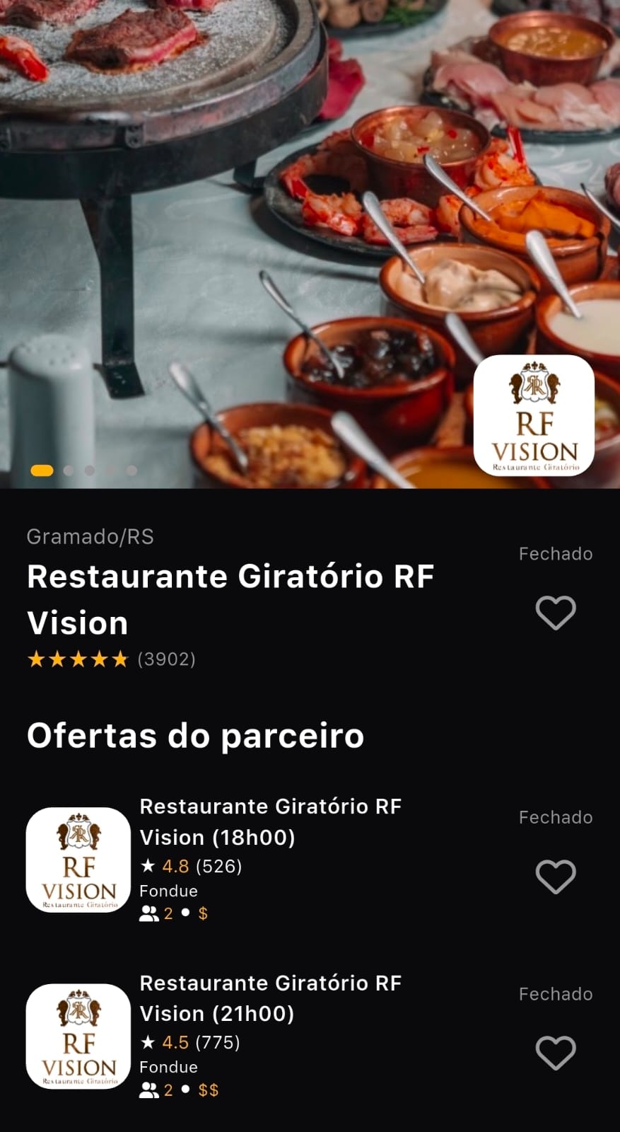 Restaurante Giratório RF Vision - o "1º Fondue de Gramado". Onde comer fondue em Gramado com Prime Gourmet