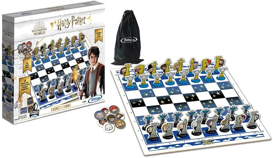 Xadrez e Damas Harry Potter Xalingo jogos do harry potter