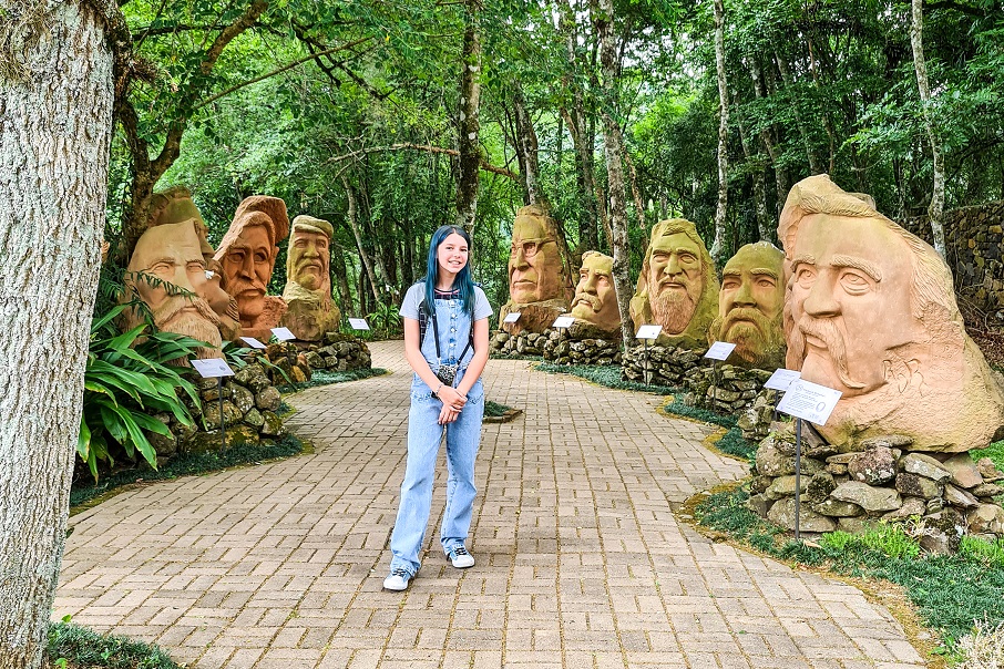 Esculturas Parque Pedras do Silêncio em Nova Petrópolis no RS